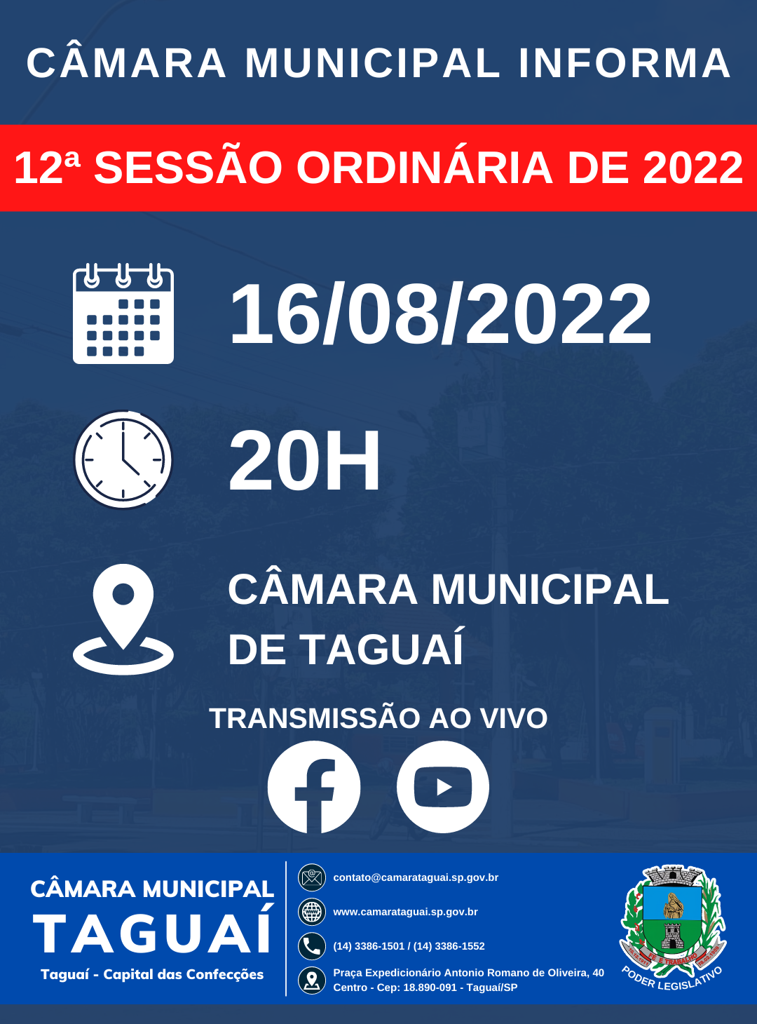 12ª Sessão Ordinária de 2022