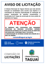 Aviso de Licitação