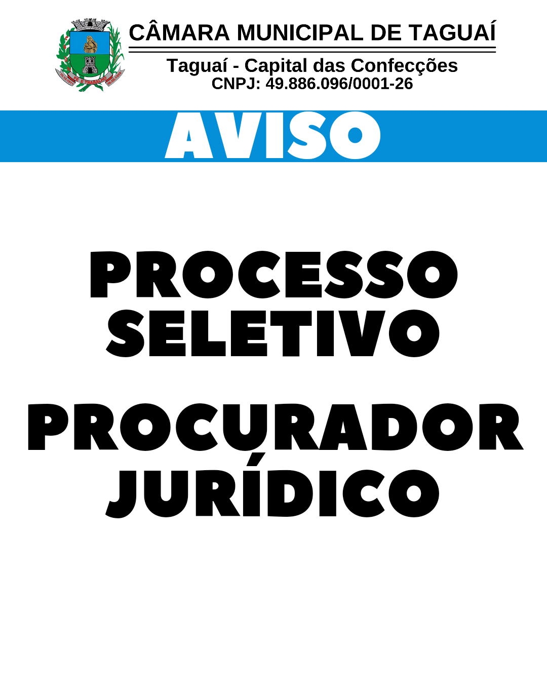 Processo Seletivo - Procurador Jurídico